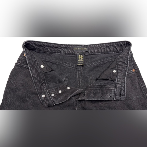House of Harlow 1960 Jean Short Black High Rise 26 - Picture 3 of 6